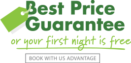Best price guarantee or your first night is free