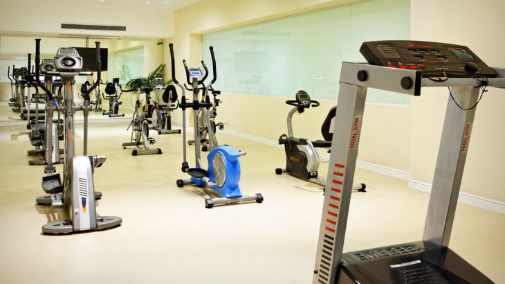 Fully equipped aerobic area