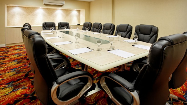 A room for business meetings