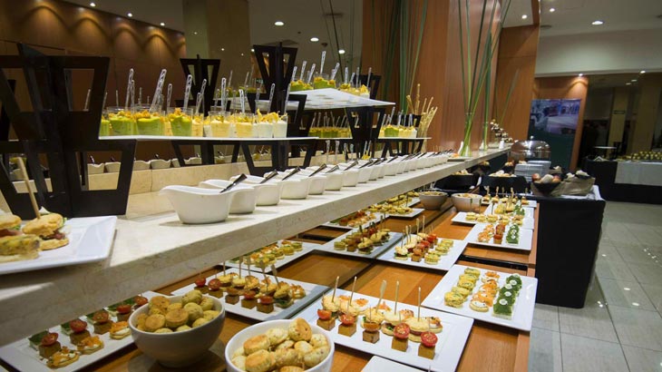 Coquetel intercontinental e grand brunch